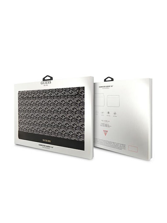 Guess G Cube Tasche Schulter / Handheld für Laptop 16" in Schwarz Farbe