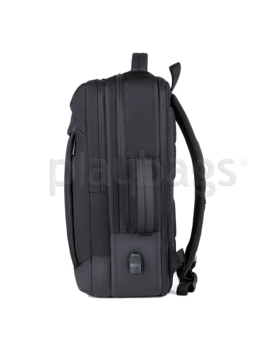 Playbags Collection Wasserdicht Tasche Rucksack für Laptop 15.6" in Schwarz Farbe