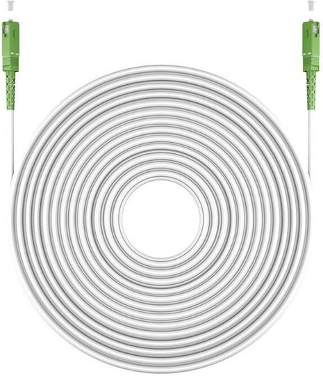 Goobay Optical Fiber Cable SC-APC 1m White
