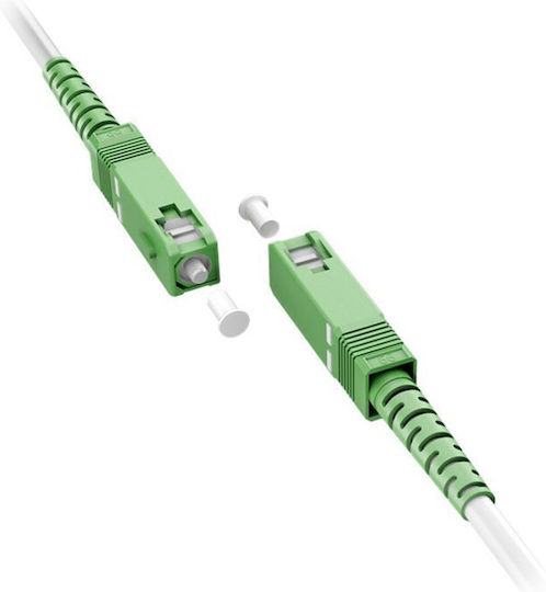 Goobay Optical Fiber Cable SC-APC 1m White