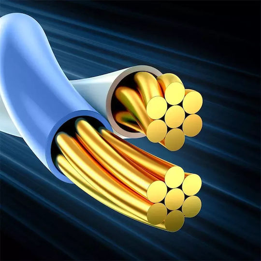 Baseus Direct Attach Copper Cat.7 (10Gbps) Καλώδιο Δικτύου Ethernet 5m Μαύρο