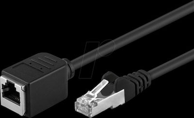 Goobay F/UTP Cat.5e Cablu de rețea Ethernet 10m Negru 1buc