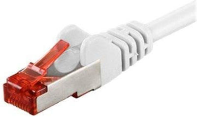 Goobay S/FTP Cat.6 Cablu de rețea Ethernet 0.5m Alb