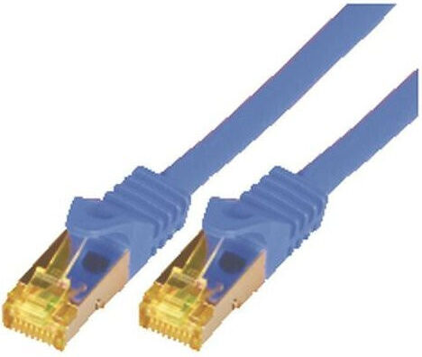 MCAB S/FTP Cat.7 Ethernet Network Cable 1m Blue 1pcs