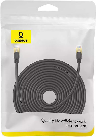 Baseus Direct Attach Copper Cat.8 (40Gbps) Καλώδιο Δικτύου Ethernet 20m Μαύρο