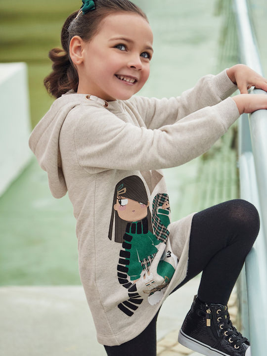 Mayoral Sweatshirt Kids Dress Stone