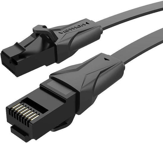 Vention Flat U/UTP Cat.6 Ethernet Network Cable 2m Black