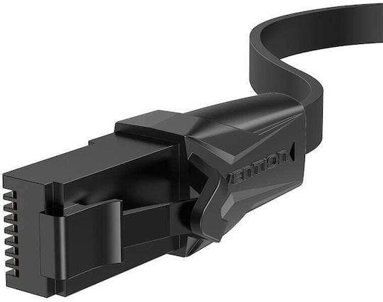 Vention Flat U/UTP Cat.6 Ethernet Network Cable 2m Black