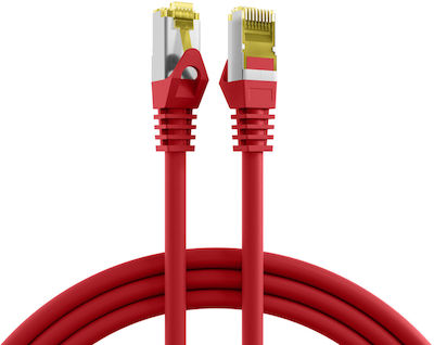 EFB S/FTP Cat.6a Ethernet Network Cable 5m Red 1pcs