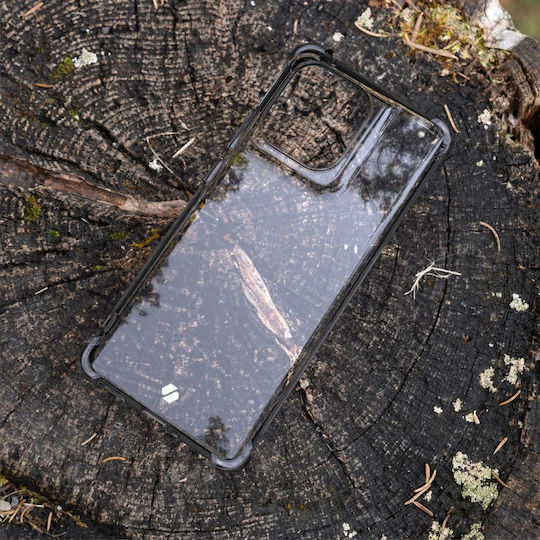 Spacecase Anti-shock Back Cover Σιλικόνης 1mm με Λουράκι Διάφανο (Motorola Edge 50 Pro)