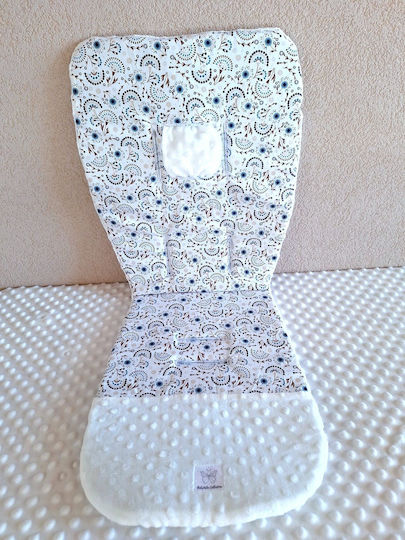 BabyValia Kinderwagenabdeckung Beidseitig 35x85cm Weiß