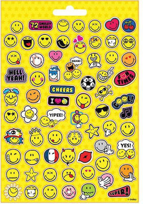 Diakakis Stickers Smiley World for Children 3++ Years Yellow 300pcs