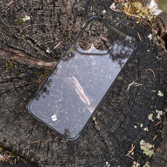 Spacecase Anti-shock Back Cover Σιλικόνης 1mm με Λουράκι Διάφανο (Huawei Pura 70)