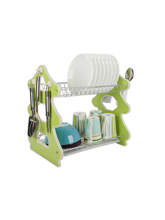 Verk Group Metallic Green Sink Strainer 39x26x39cm