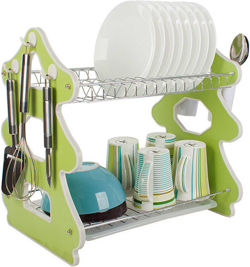 Verk Group Metallic Green Sink Strainer 39x26x39cm