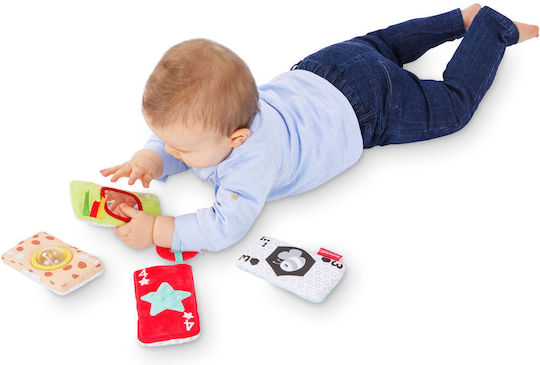 Sophie La Girafe Baby Activity Card Game Made of Fabric for 3+ Months