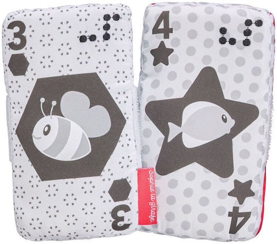 Sophie La Girafe Baby Activity Card Game Made of Fabric for 3+ Months