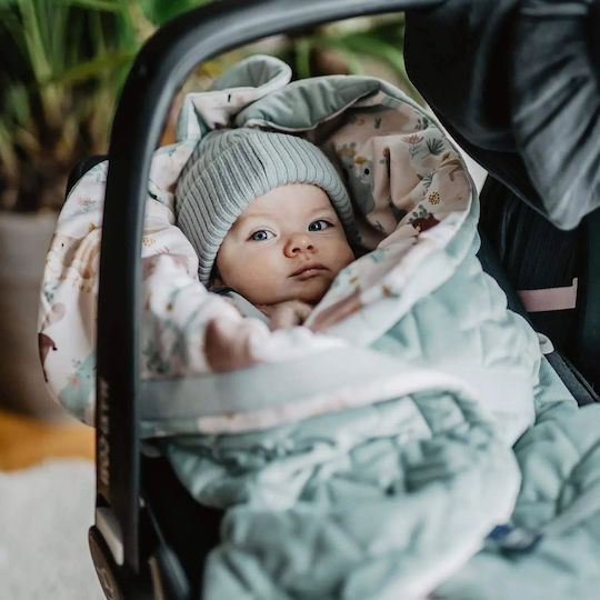La Millou Car Seat Cover Pink Fly Me To The Moon Nude-rafaello