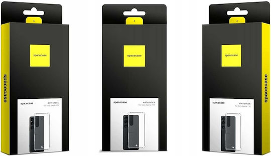 Spacecase Anti-shock Back Cover Silicon 1mm cu Curea Transparent (Xperia 1 VI)