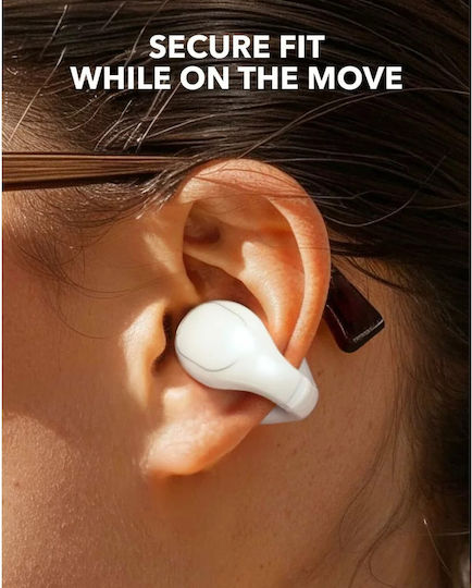 Soundcore by Anker C30i Open Ear Bluetooth Handsfree Earphones with Sweat Resistance and Charging Case White