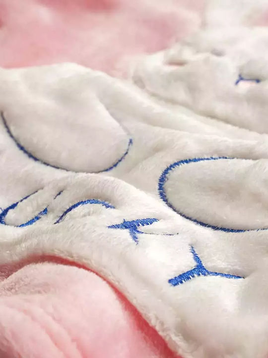 Evita Pijama pentru copii De iarnă Catifelată Pink