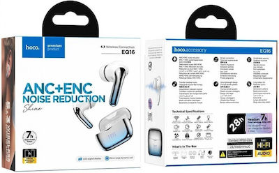 Hoco EQ16 Shine In-Ear Bluetooth-Freisprecheinrichtung Kopfhörer mit Ladeetui Blue Glaze