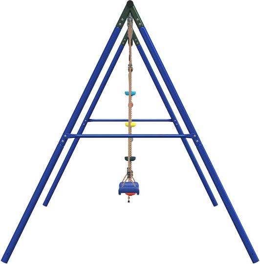 vidaXL Κούνια Κρεμαστή Μεταλλική 185x185x185εκ. Πολύχρωμη