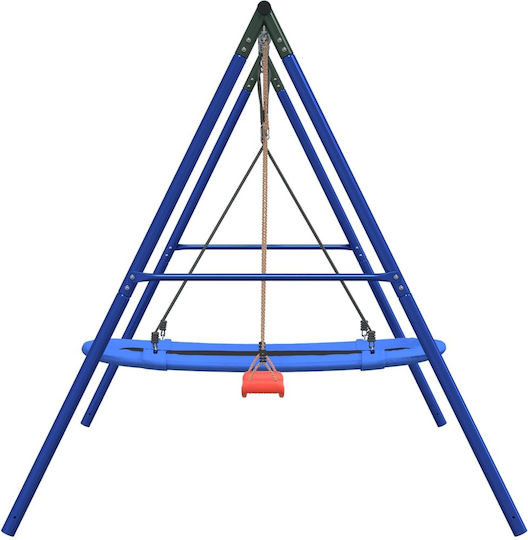 vidaXL Metal Double Swing 185x185x185cm Blue