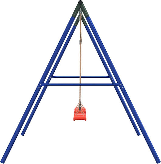vidaXL Κούνια Διπλή Μεταλλική 185x185x185εκ. Μπλε