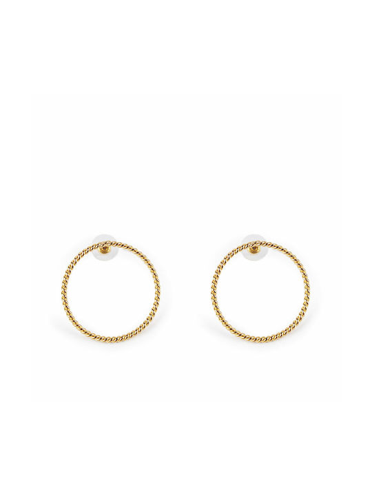 Women's Earrings Shabama Suri Brass Gold Plated 4 Cm