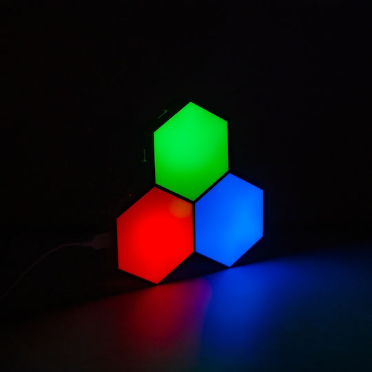 GloboStar Decorative Lamp Hexagon Multicolour