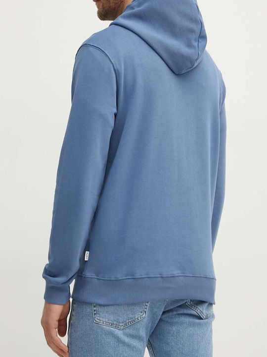 Pepe Jeans Herren Sweatshirt mit Kapuze und Taschen Blau