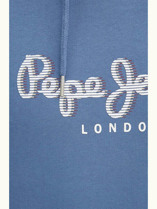 Sweatshirt with Hood Blue