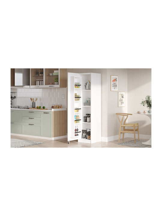 Colney Floor Cabinet White 41.7x44.3x176.4cm