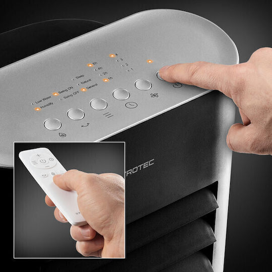 Trotec PAE 22 Luftkühler 50W mit Fernbedienung Schwarz
