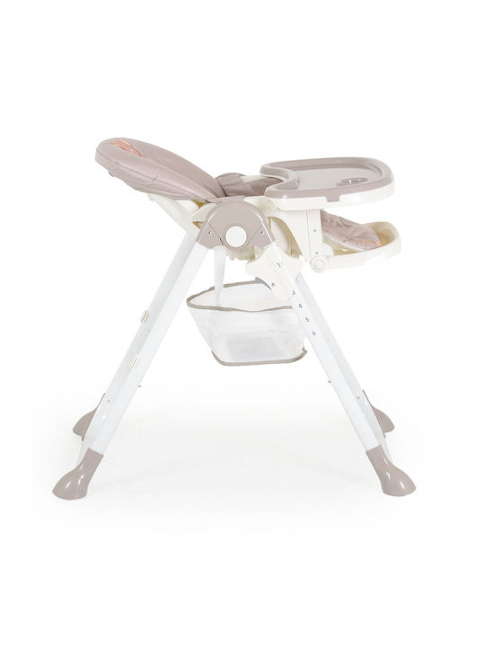 Moni Hunny Bear Foldable Baby Highchair With Adjustable Height Beige