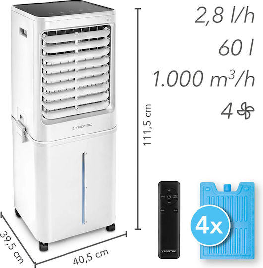 Trotec PAE 81 Air Cooler 125W with Remote Control