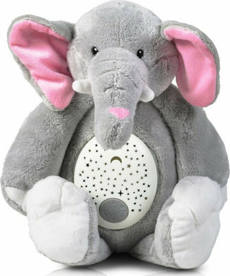 Moni Sleep Toy made of Fabric with Light and Sounds for 0++ Months Elephant