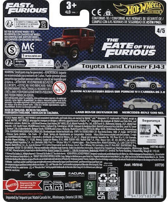 Hot Wheels Car Toyota Land Cruiser for 3++ Years