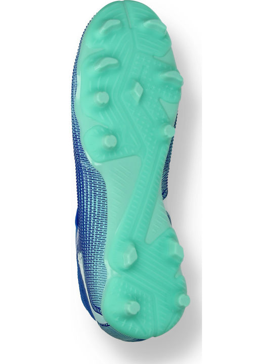 Future 7 Match FG/AG Kids Soccer Cleats Molded Blue