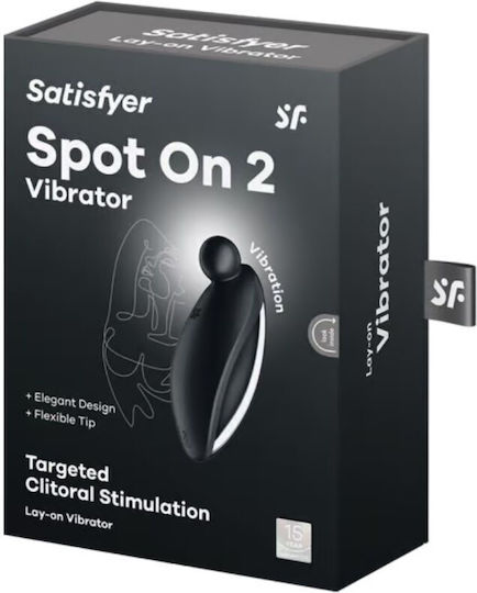 Satisfyer Spot On 2 Κλειτοριδικός Δονητής με Απομακρυσμένο Έλεγχο Μαύρος