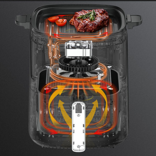 Izzy Digital Air Fryer and Grill Air Fryer 5lt Black