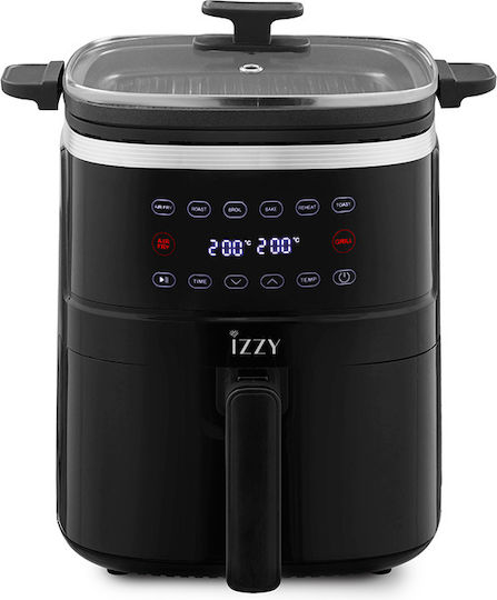 Izzy Digital Air Fryer and Grill Air Fryer 5lt Black