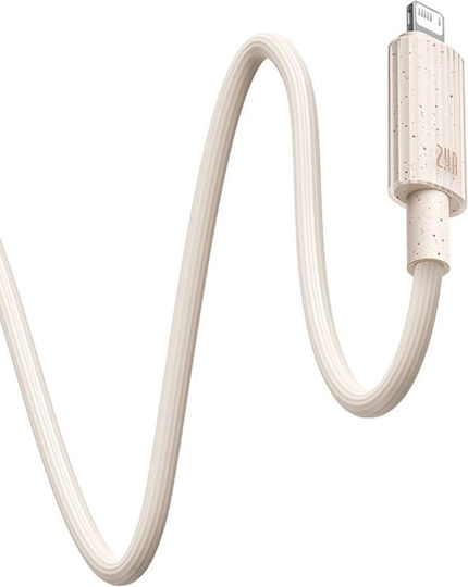 Baseus Habitat Series USB-A to Lightning Cable 18W Μπεζ 2m P10360200631-01