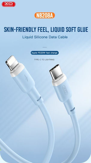 XO Nb208a Stainless to Lightning Cable 20W Black 1m (16.005.0243)
