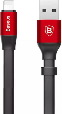 Baseus Flat USB-A to Lightning Cable Red 0.23m (CALMBJ-B91)