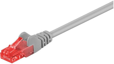 Goobay U/UTP Cat.6 Καλώδιο Δικτύου Ethernet 15m Γκρι