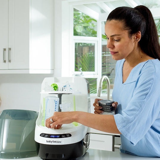 Baby Brezza Washer Pro Portable Baby Sterilizer for 4 Bottles