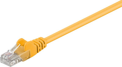 Goobay U/UTP Cat.5e Ethernet Network Cable 0.5m Yellow 1pcs