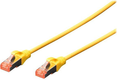 Digitus S/FTP Cat.6 Ethernet Network Cable 1m Yellow 1pcs